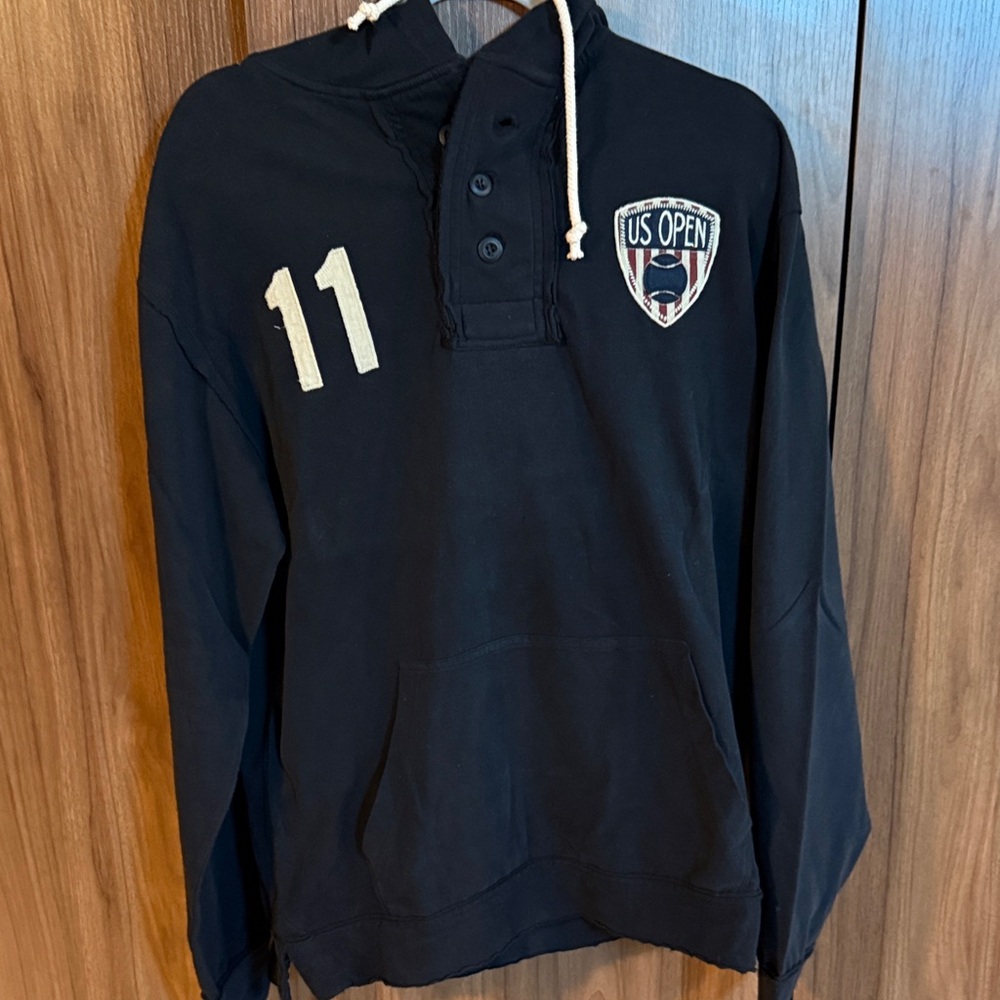Men's Black US Open Hoodie Sweater